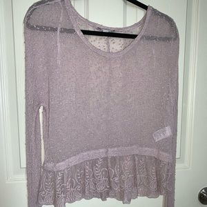 **AMERICAN EAGLE** FUN PURPLE TOP